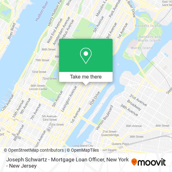 Mapa de Joseph Schwartz - Mortgage Loan Officer