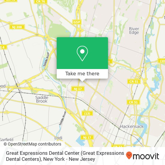 Mapa de Great Expressions Dental Center