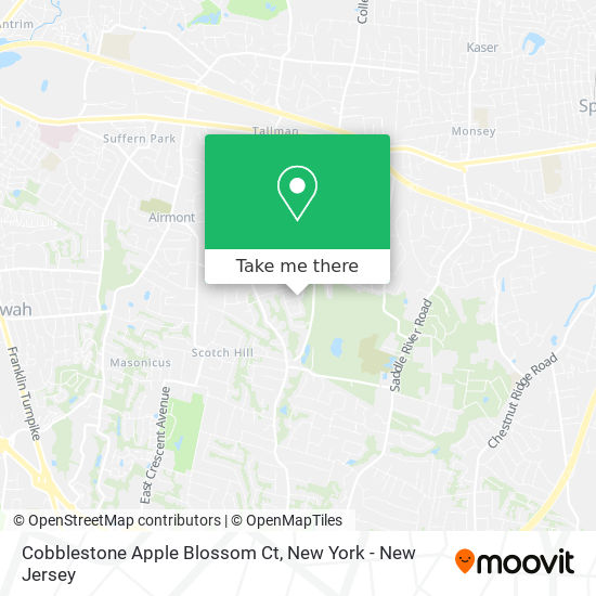 Mapa de Cobblestone Apple Blossom Ct