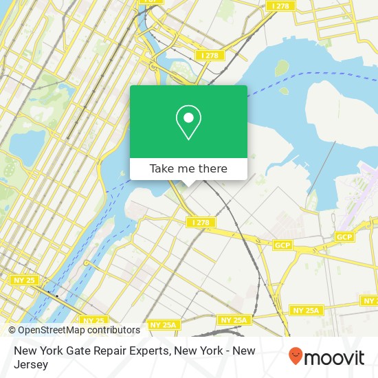Mapa de New York Gate Repair Experts