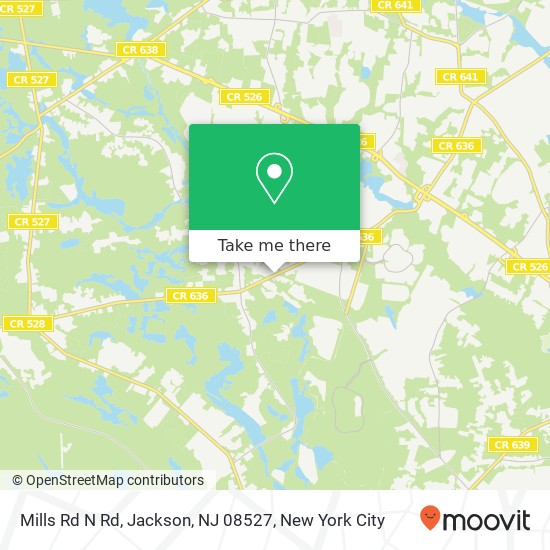 Mills Rd N Rd, Jackson, NJ 08527 map