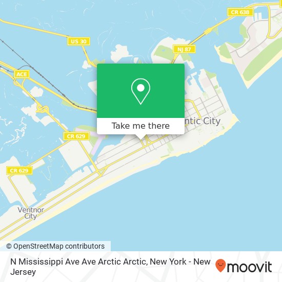 Mapa de N Mississippi Ave Ave Arctic Arctic