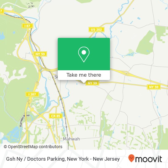 Gsh Ny / Doctors Parking map