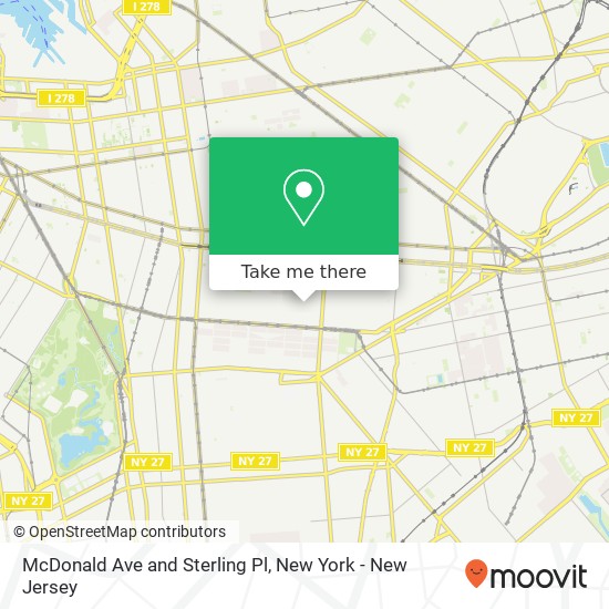 Mapa de McDonald Ave and Sterling Pl