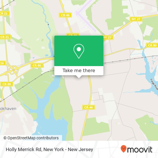 Holly Merrick Rd map