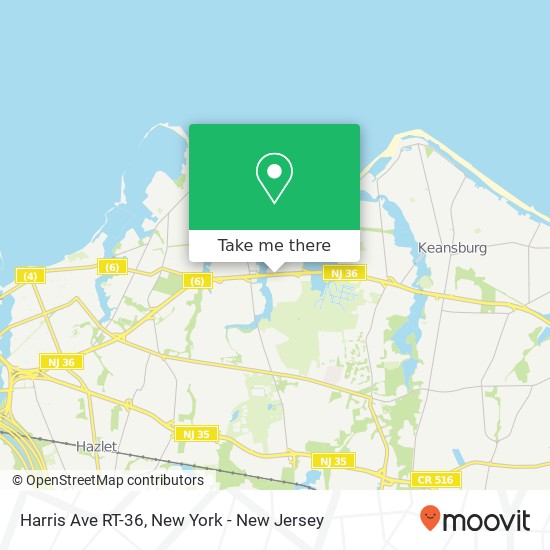 Mapa de Harris Ave RT-36