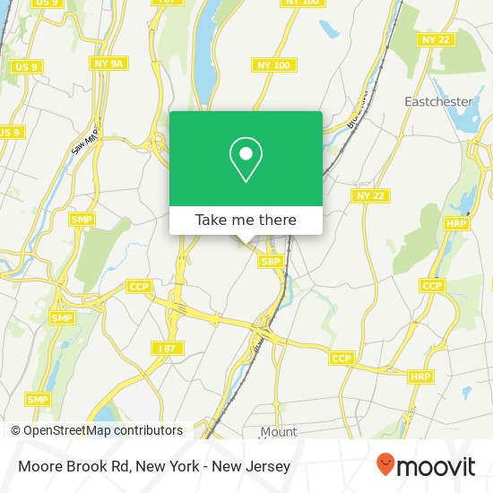 Mapa de Moore Brook Rd