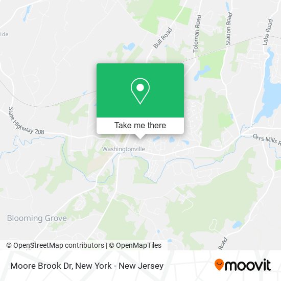 Moore Brook Dr map