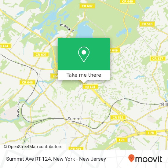 Mapa de Summit Ave RT-124