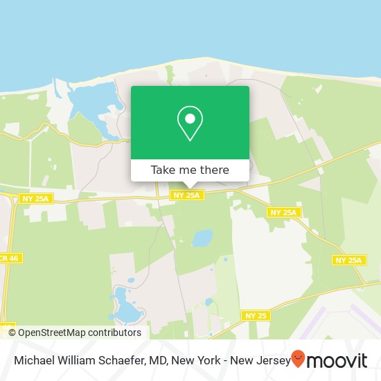Michael William Schaefer, MD map