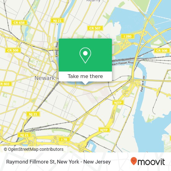 Raymond Fillmore St map