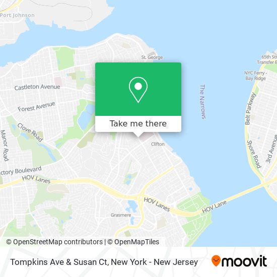 Mapa de Tompkins Ave & Susan Ct