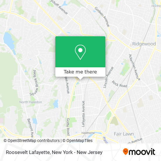 Roosevelt Lafayette map