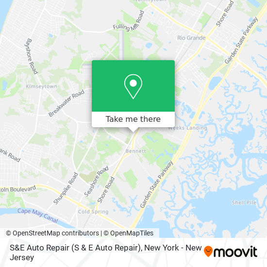 S&E Auto Repair map