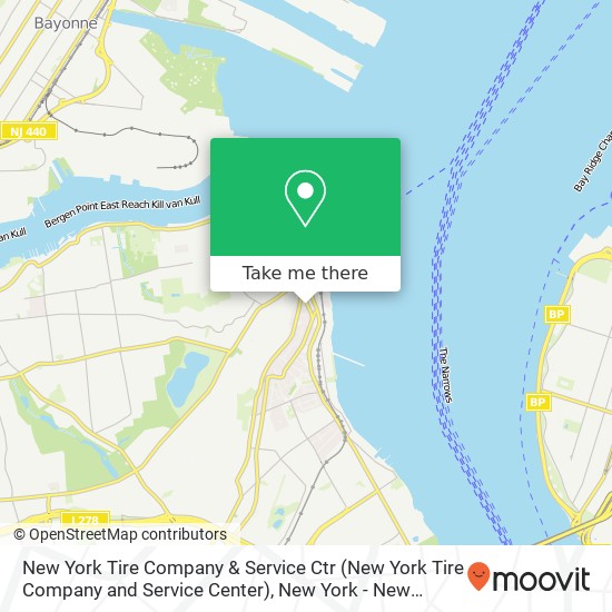 New York Tire Company & Service Ctr (New York Tire Company and Service Center) map