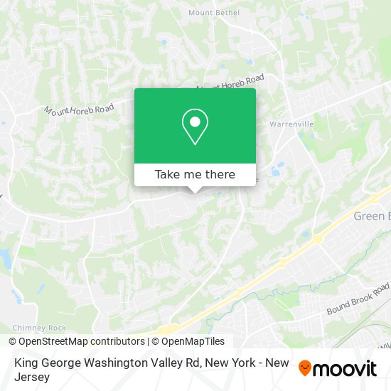 Mapa de King George Washington Valley Rd