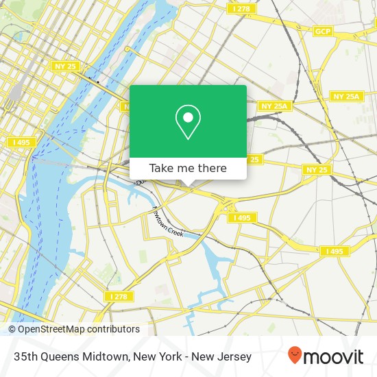 35th Queens Midtown map