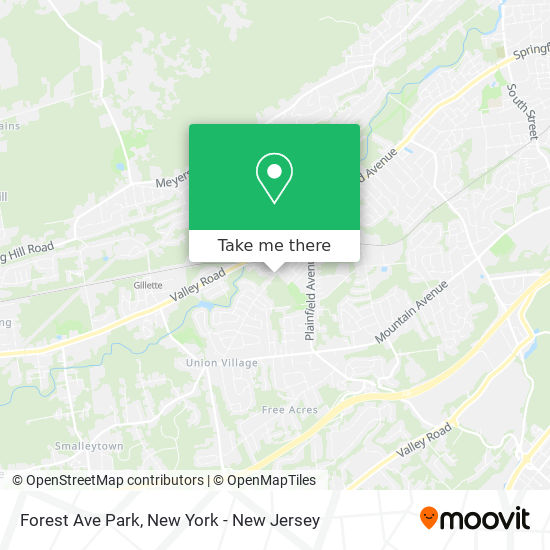 Mapa de Forest Ave Park