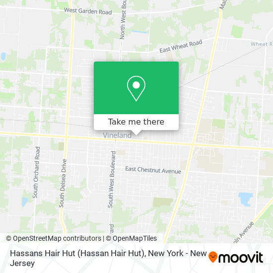 Hassans Hair Hut (Hassan Hair Hut) map