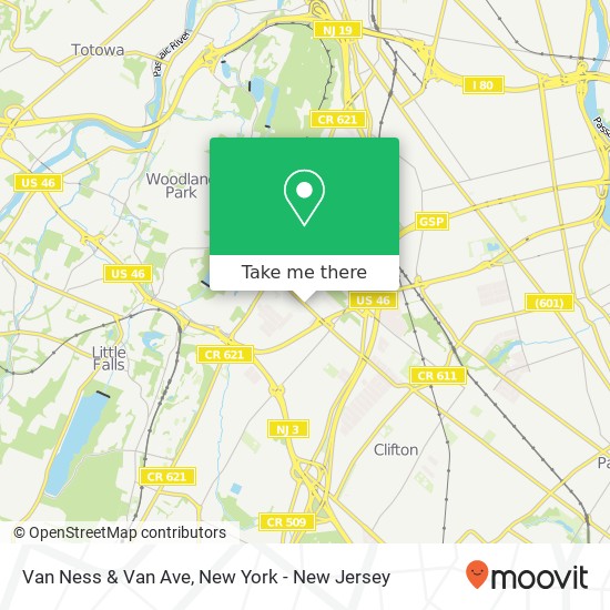 Van Ness & Van Ave map