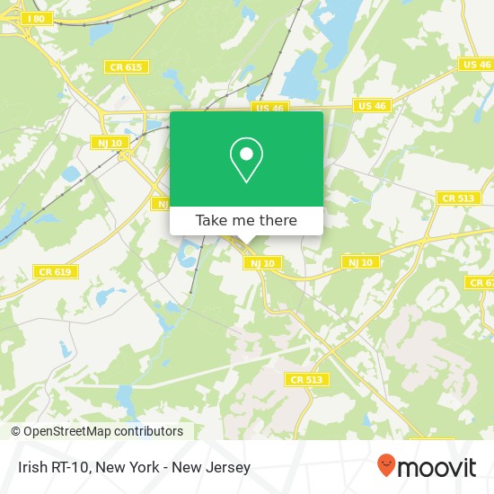 Irish RT-10 map