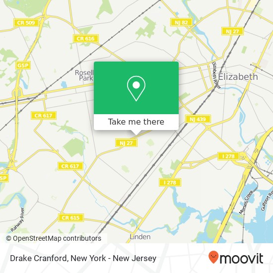 Mapa de Drake Cranford