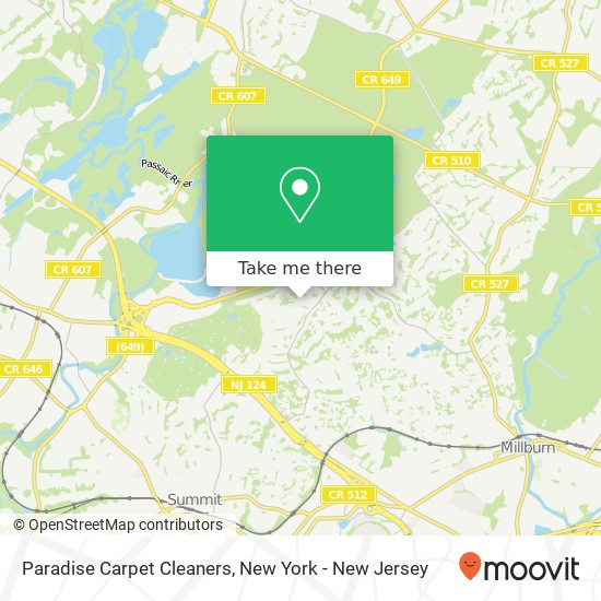 Paradise Carpet Cleaners map