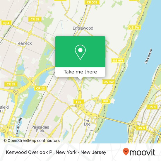 Mapa de Kenwood Overlook Pl