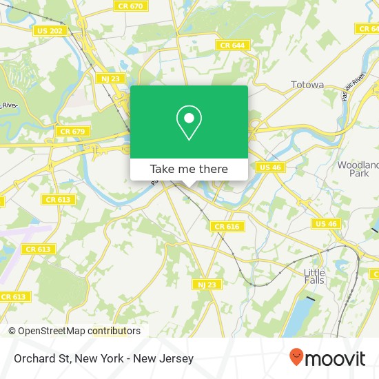 Mapa de Orchard St