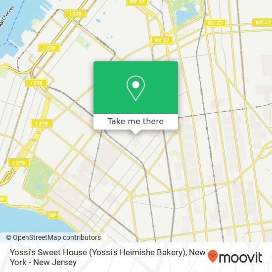 Mapa de Yossi's Sweet House (Yossi's Heimishe Bakery)