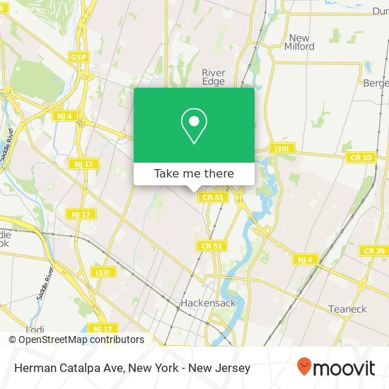 Herman Catalpa Ave map