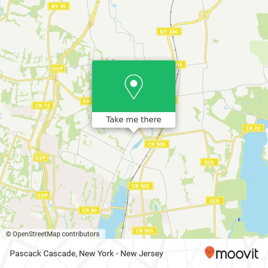 Pascack Cascade map