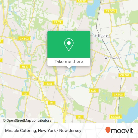 Miracle Catering map
