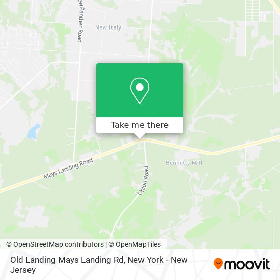 Old Landing Mays Landing Rd map