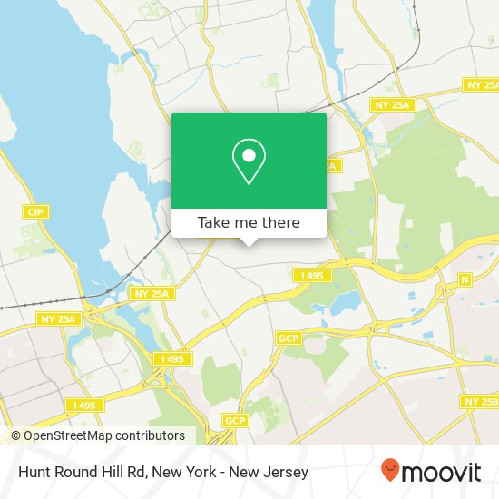 Mapa de Hunt Round Hill Rd