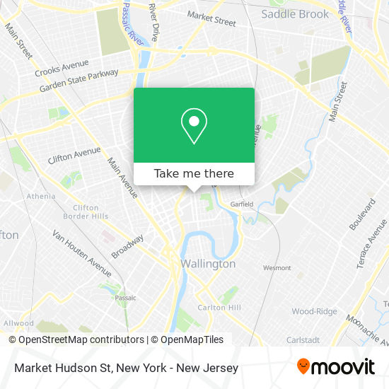 Mapa de Market Hudson St