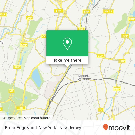 Bronx Edgewood map