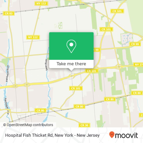Hospital Fish Thicket Rd map