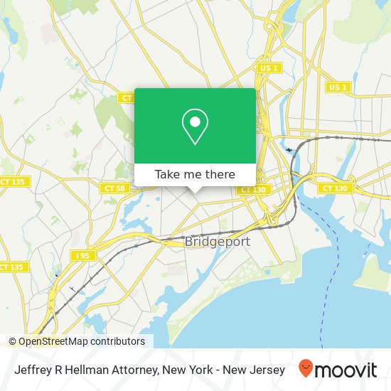 Jeffrey R Hellman Attorney map