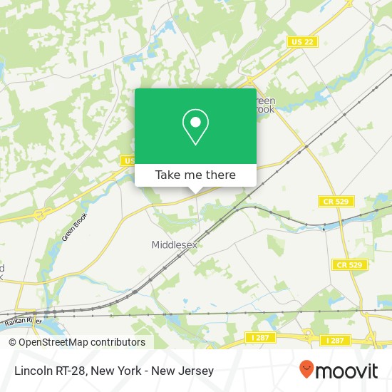 Mapa de Lincoln RT-28