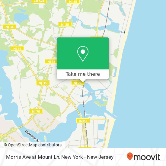 Mapa de Morris Ave at Mount Ln