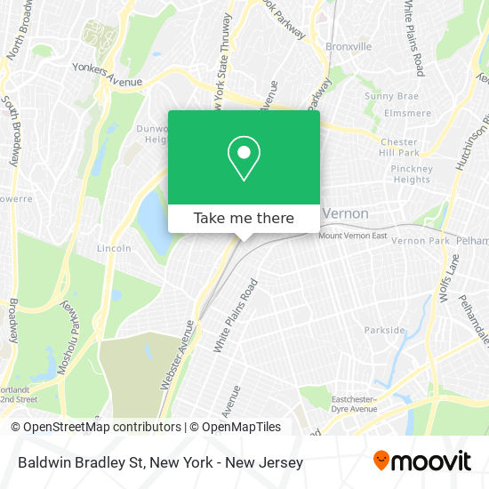 Baldwin Bradley St map