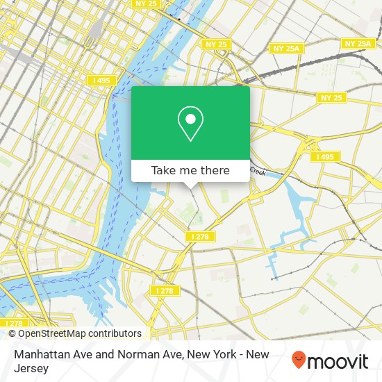 Mapa de Manhattan Ave and Norman Ave