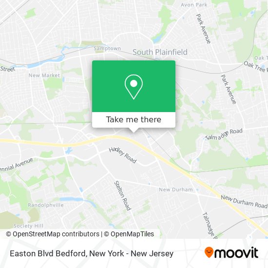 Mapa de Easton Blvd Bedford