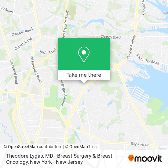 Theodore Lygas, MD - Breast Surgery & Breast Oncology map