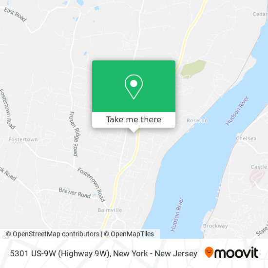 5301 US-9W (Highway 9W), Newburgh, NY 12550 map