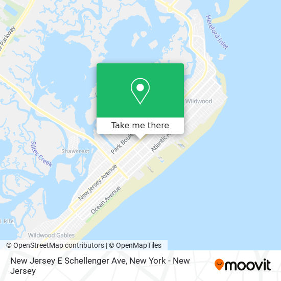 New Jersey E Schellenger Ave map