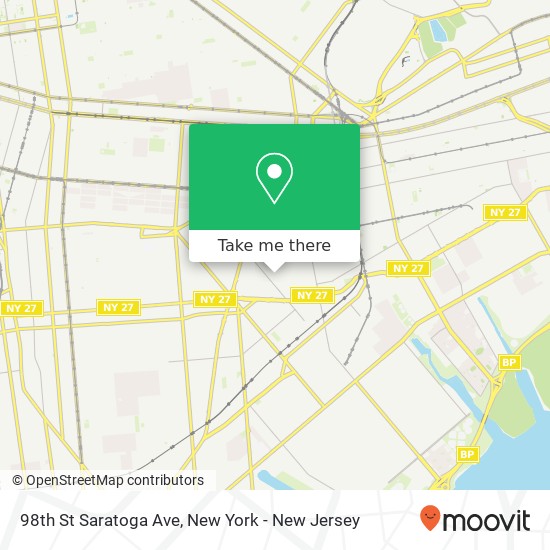 Mapa de 98th St Saratoga Ave