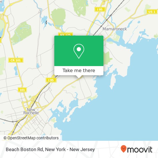 Mapa de Beach Boston Rd