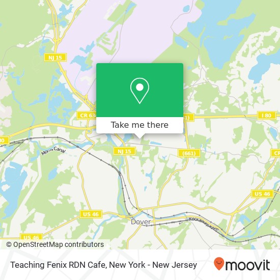 Teaching Fenix RDN Cafe map